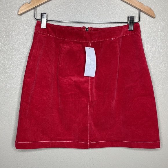 UO Corduroy Zip-Front Mini Skirt - Picture 5 of 5